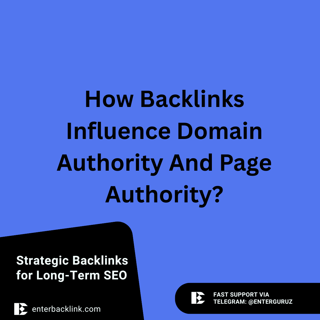 Domain Authority And Page Authority