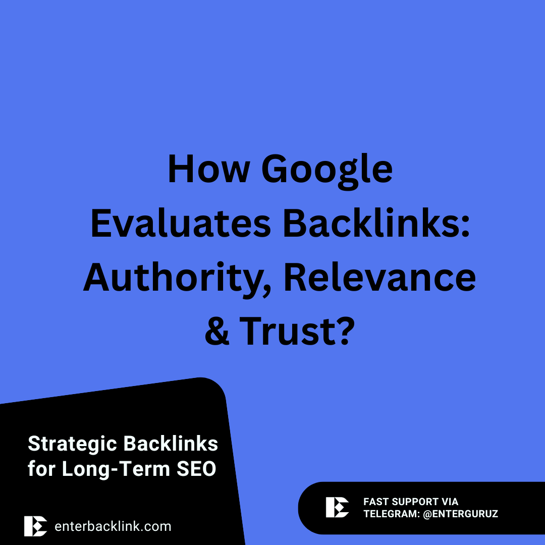 Evaluates Backlinks