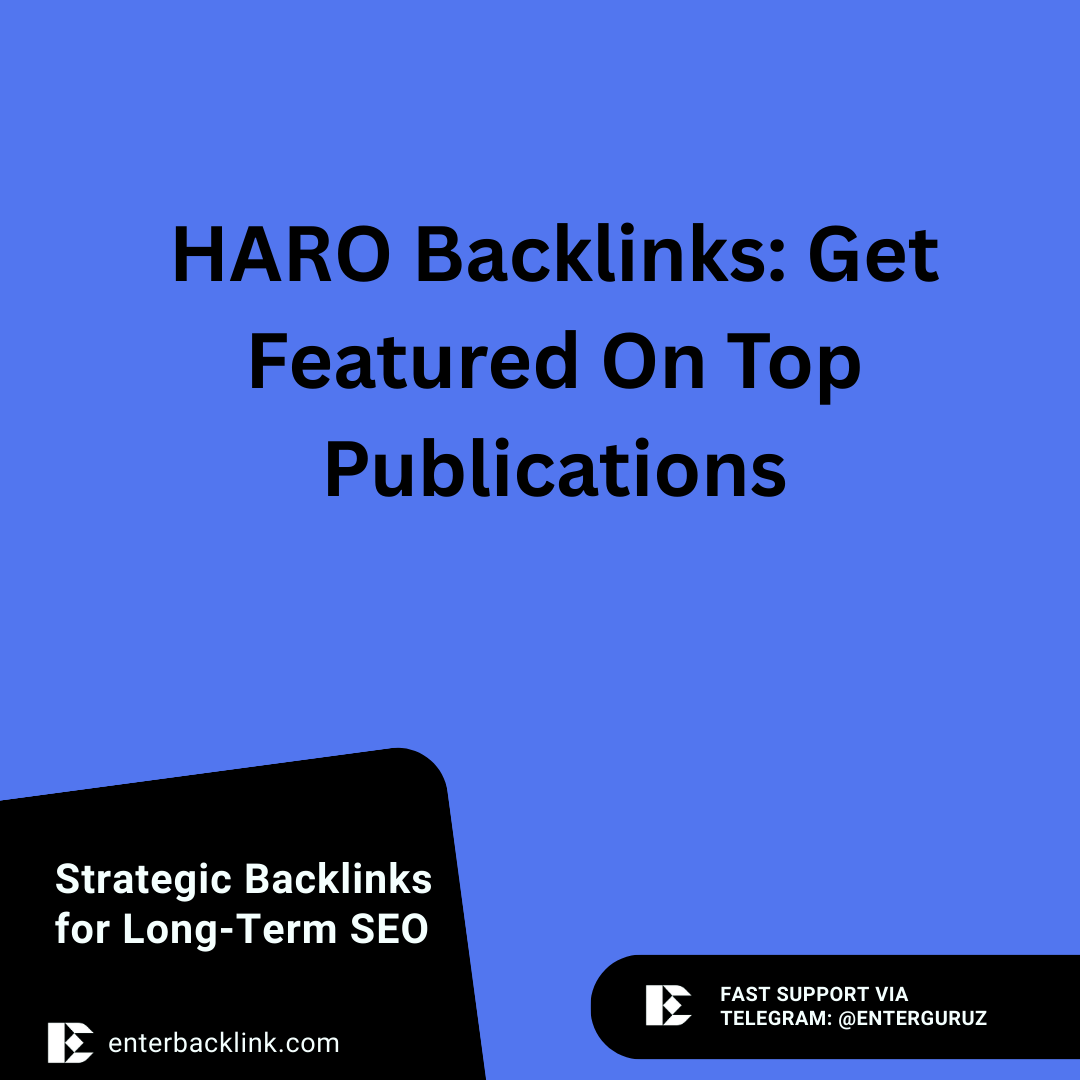 HARO Backlinks
